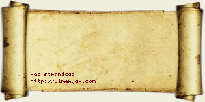 Jana Unić vizit kartica